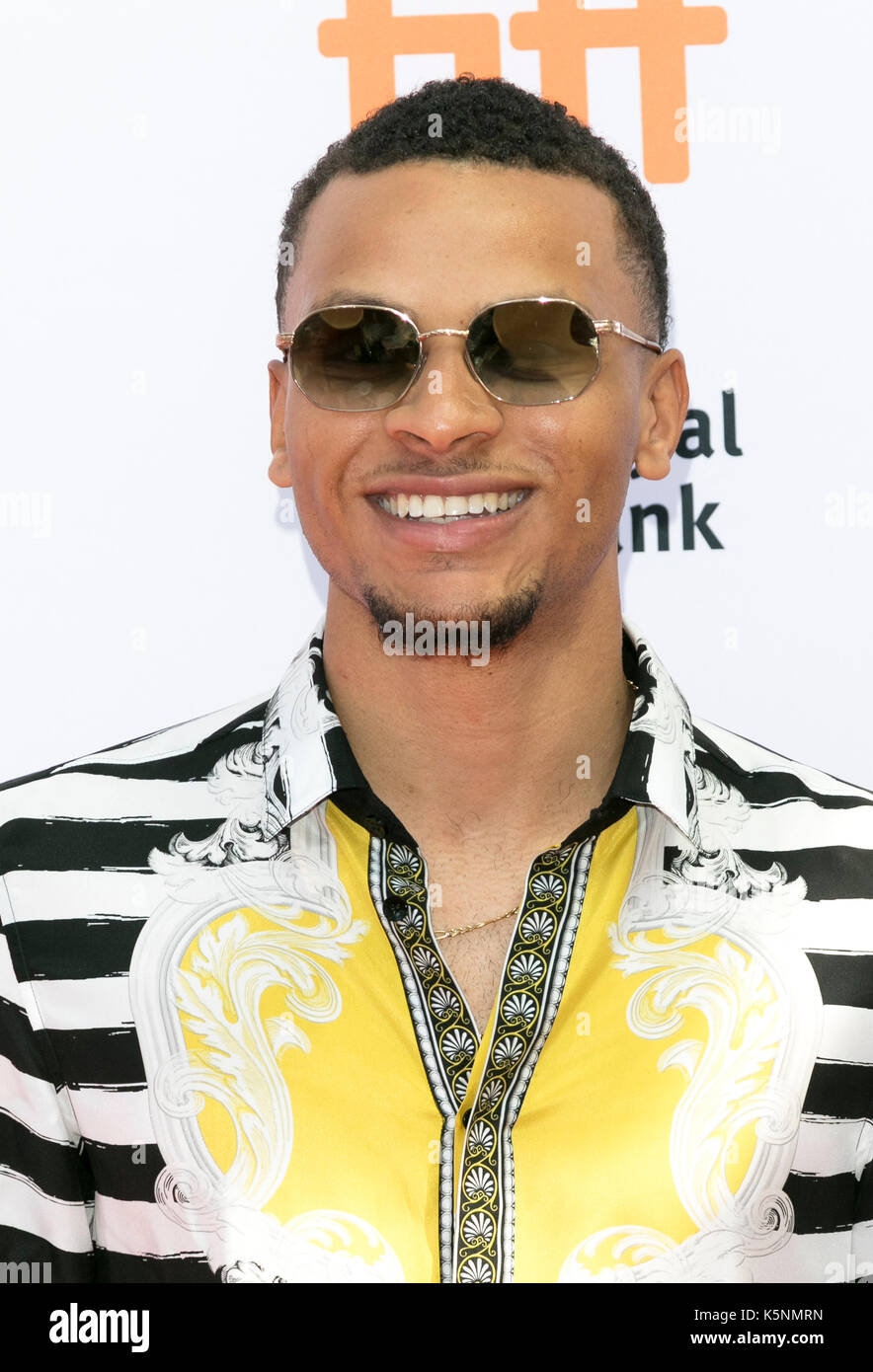 Toronto, Canada. 09th Sep, 2017. Andre De Grasse attends the premiere