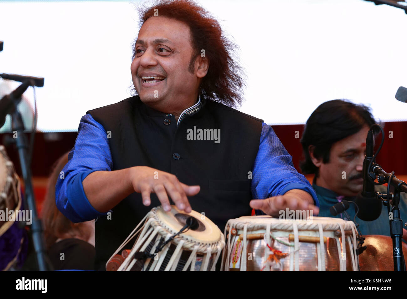 Chicago, USA. 9th Sep, 2017. Indian tabla player Tanmoy Bose performs  during the annual World Music