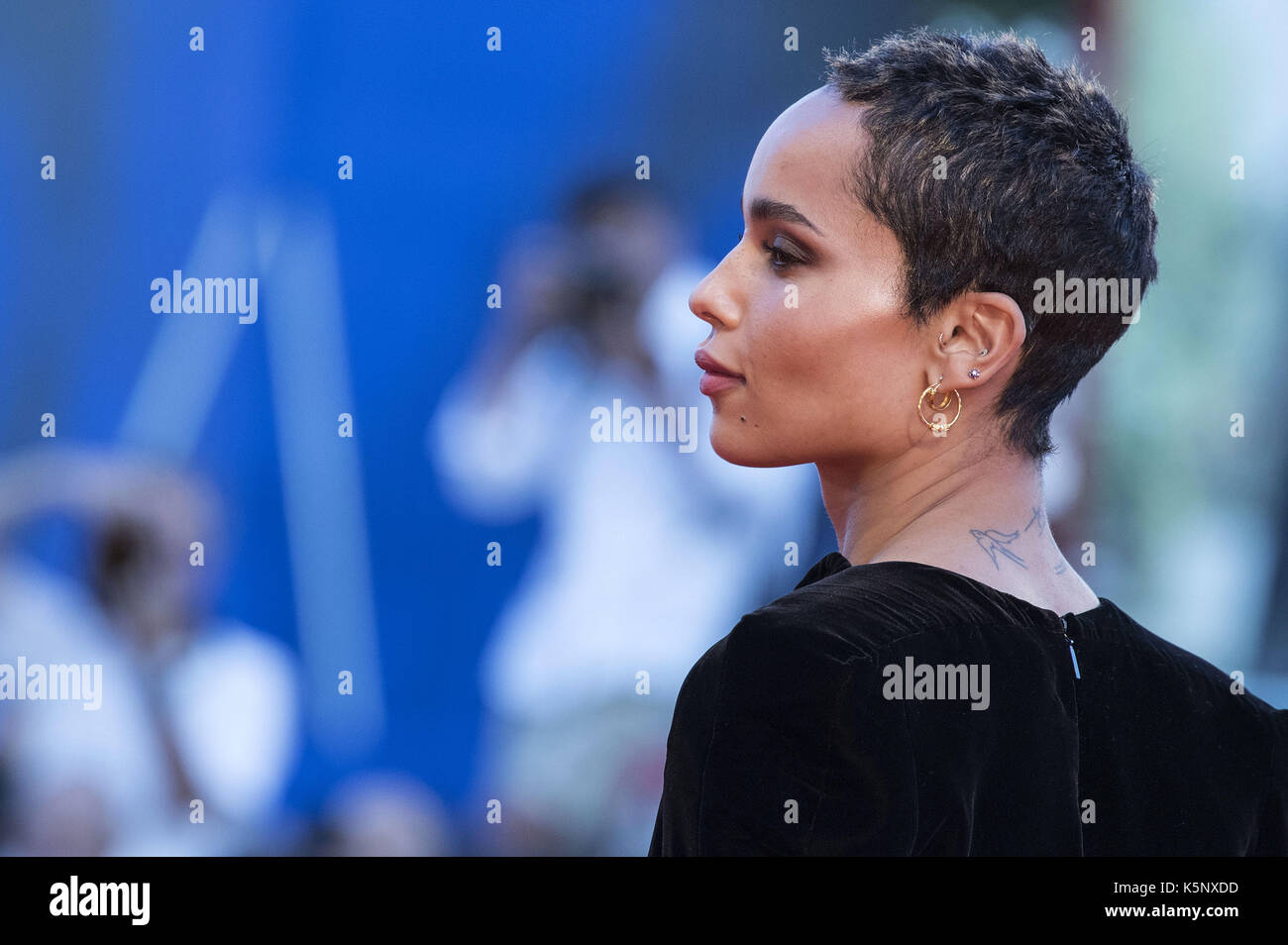 Zoe Kravitz attending the 'Le Fidèle' premiere at the 74th Venice International Film Festival at the Palazzo del Cinema on September 08, 2017 in Venice, Italy | usage worldwide Stock Photo