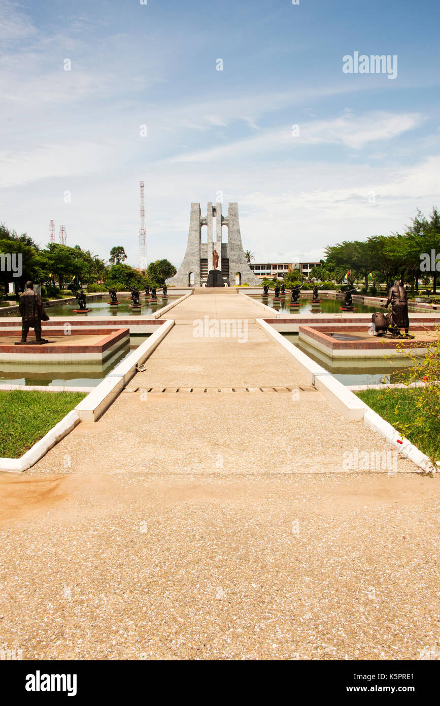 Kwame Nkrumah Memorial in Accra Stock Photo