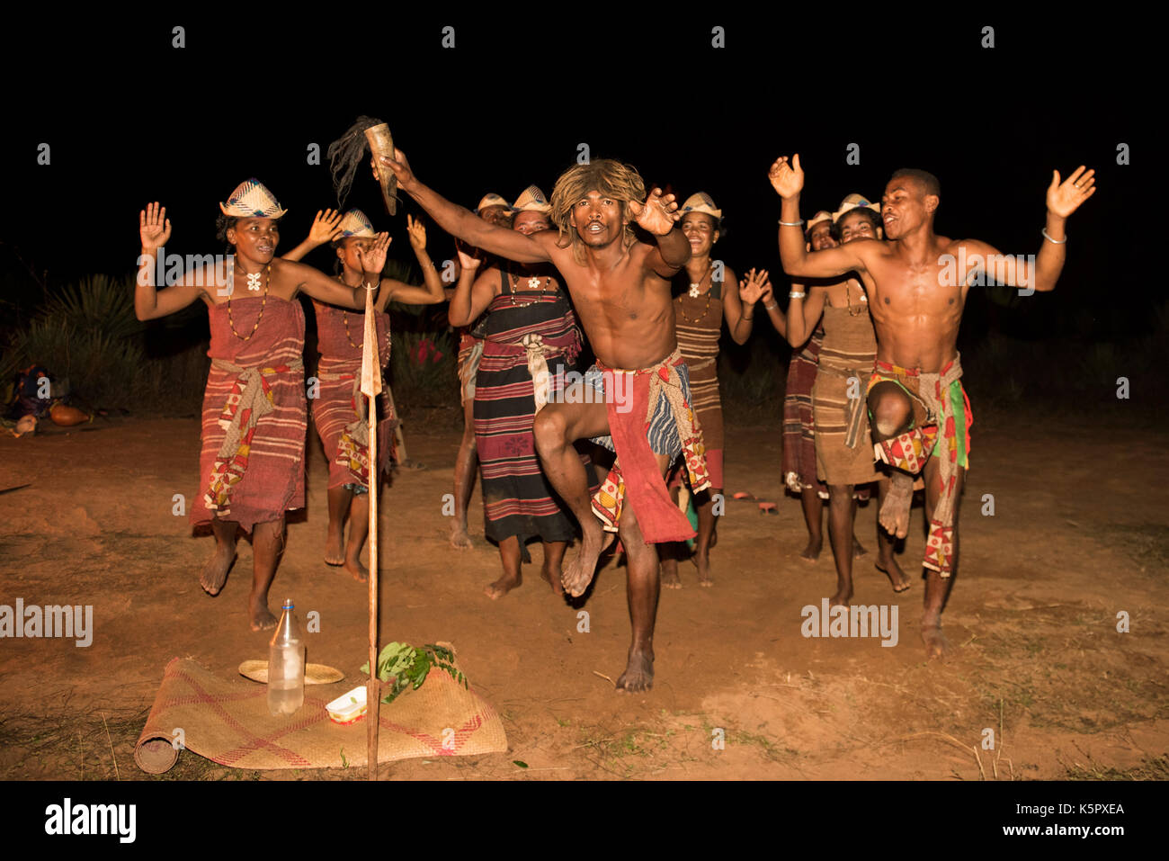 Antandroy dance, Mandrare River Camp, Ifotaka Community Forest ...