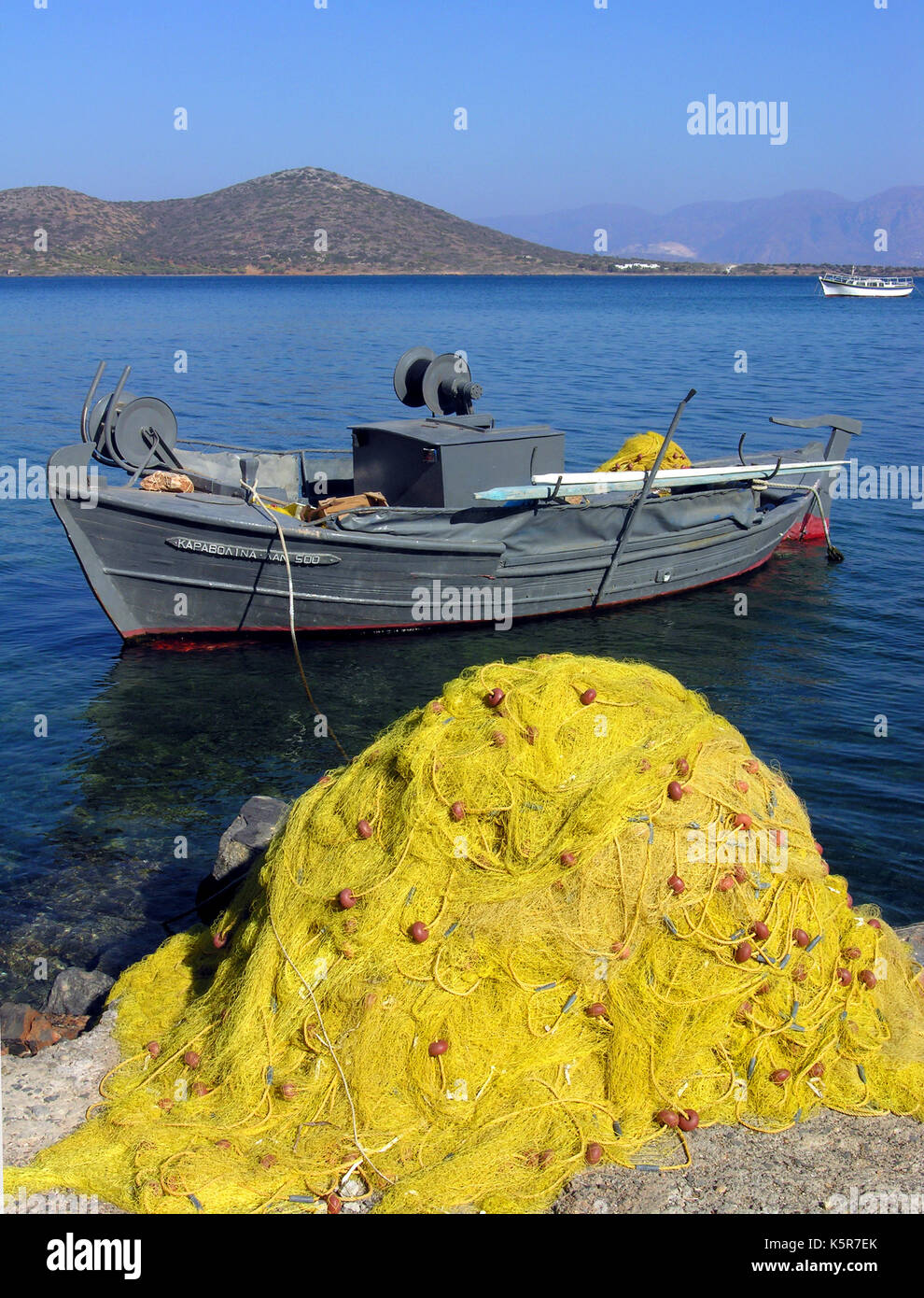 Elounda harbour crete hi-res stock photography and images - Alamy