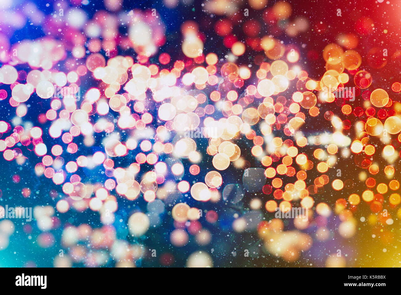 Bright light spots abstract bokeh blurred texture background Stock ...