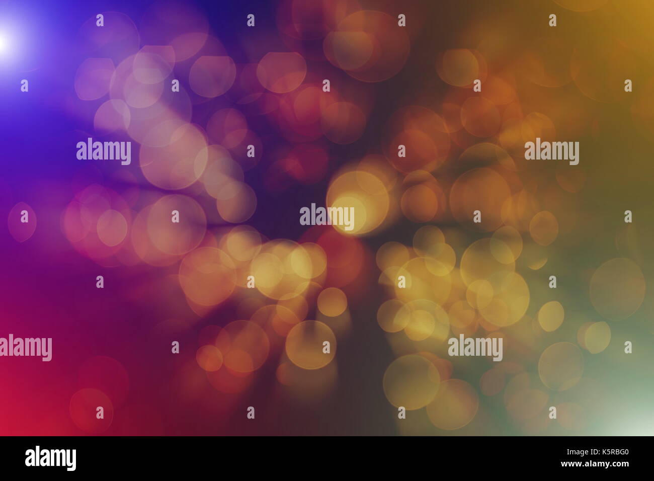 Bright light spots abstract bokeh blurred texture background Stock ...
