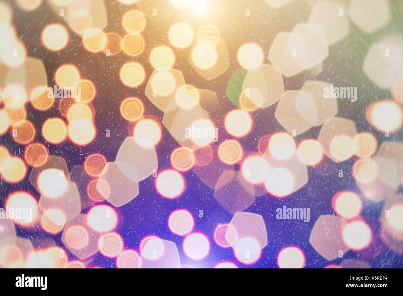 Bright light spots abstract bokeh blurred texture background Stock ...