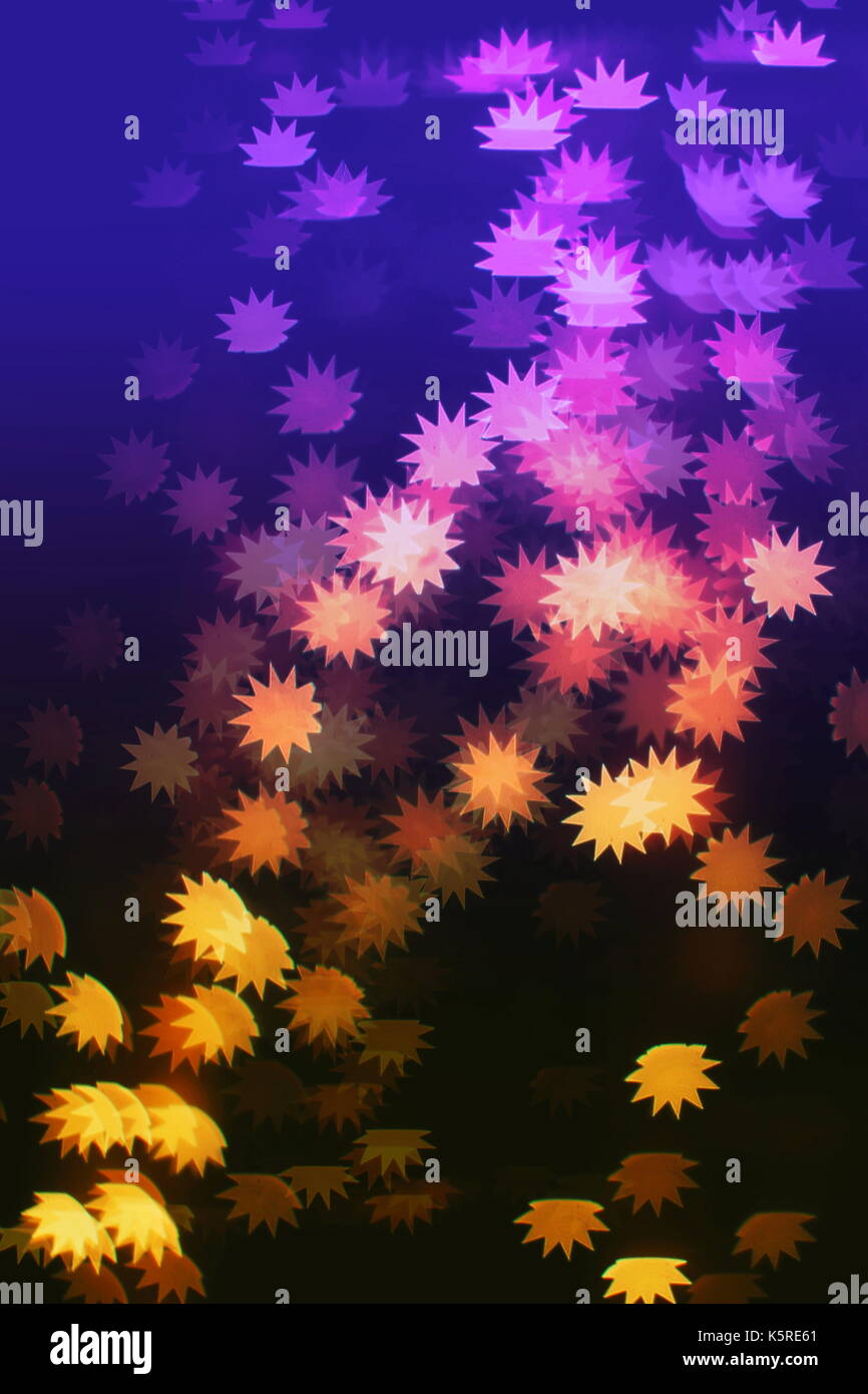 Bright light spots abstract bokeh blurred texture background Stock ...