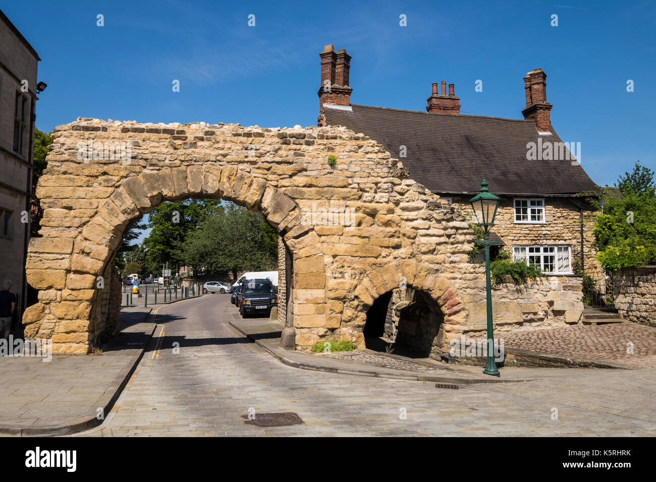 Newport arch, North gate, Ermine Street, City of Lincoln, only Roman