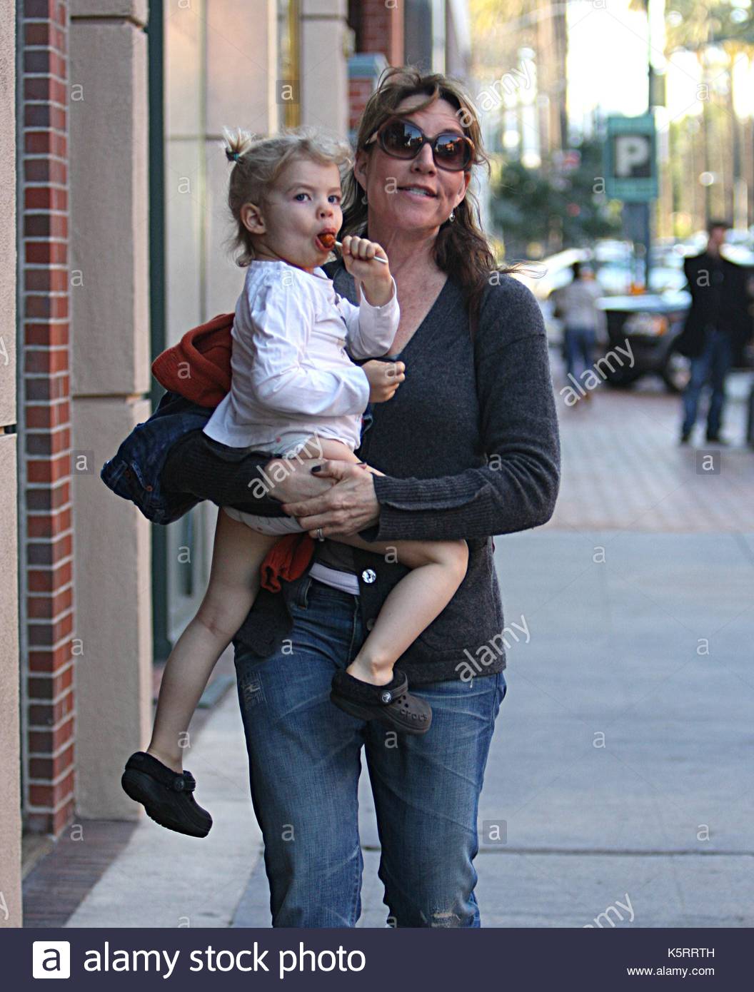 Katey Sagal and daughter Esme Louise Sutter. Katey Sagal wearing her