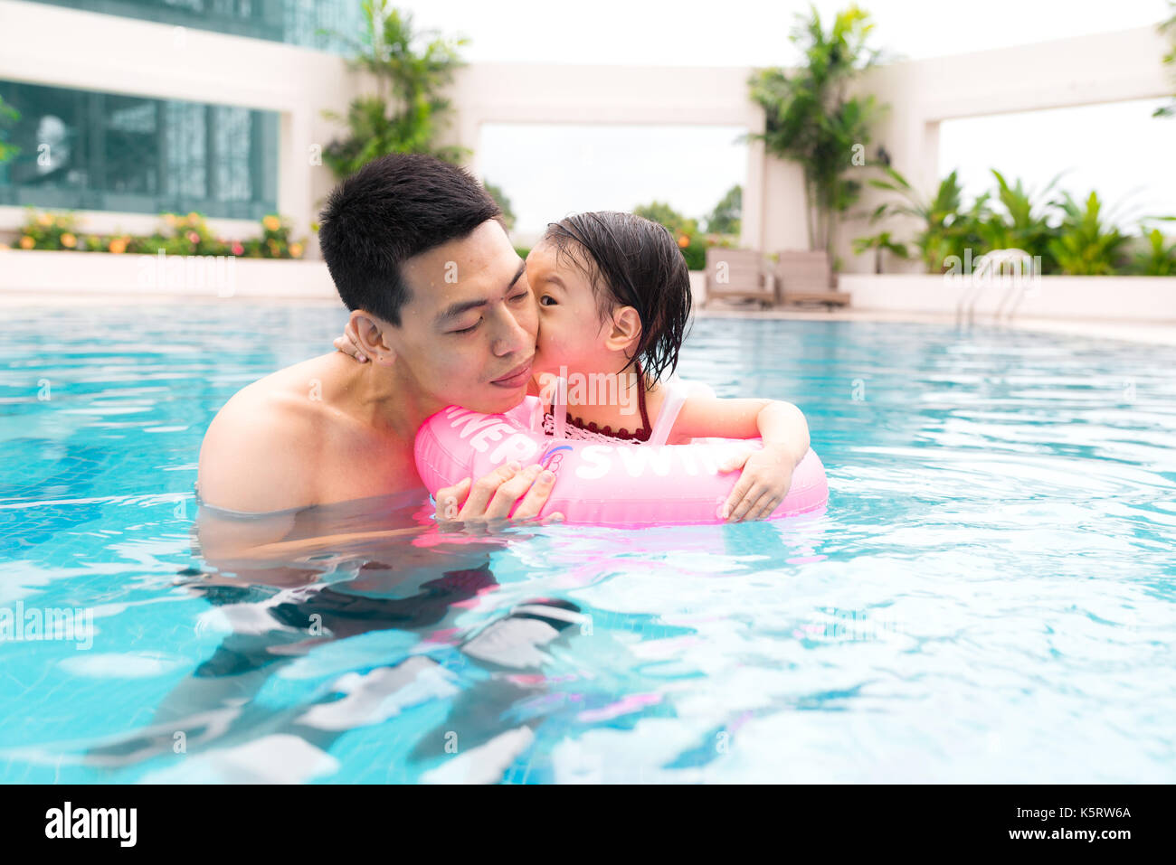 Happy family vacation hotel hi-res stock photography and images - Alamy