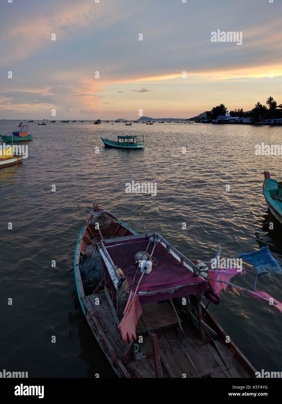 phu quoc island beach sunset, vietnam Stock Photo - Alamy