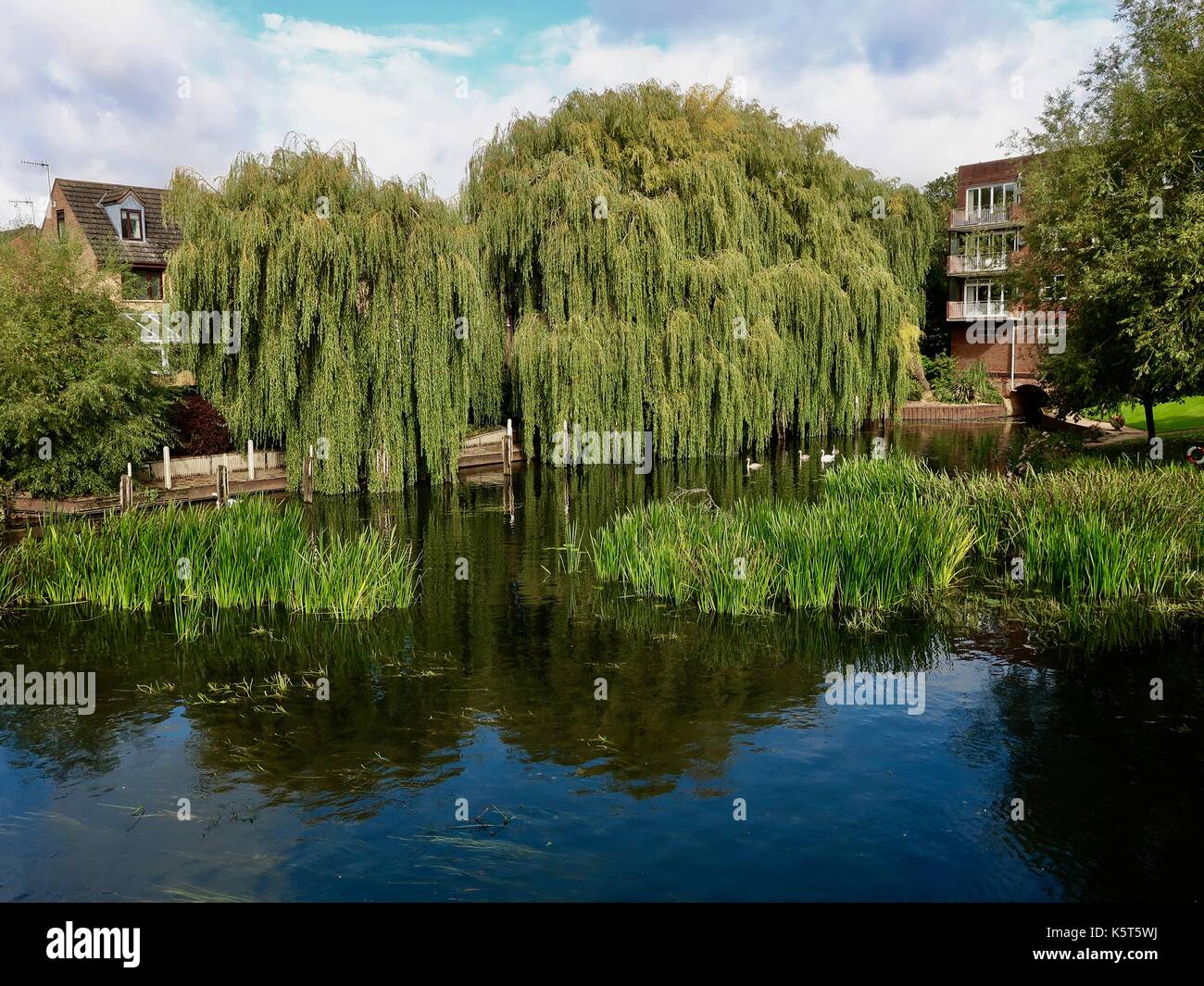 Riverside apartments, Lucy's Mill, River Avon, Stratford upon Avon