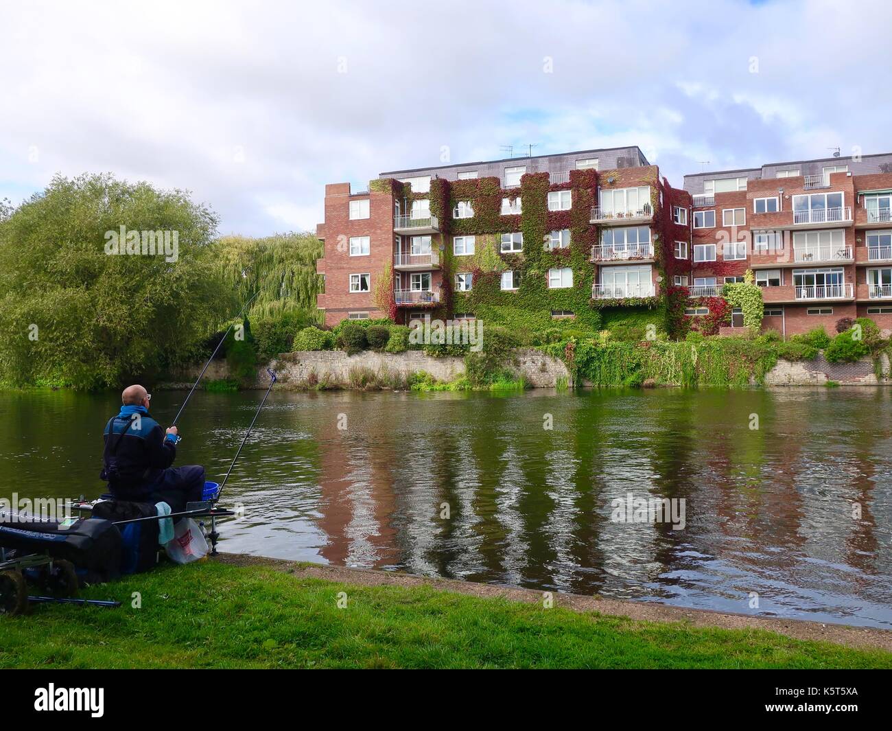 Riverside apartments, Lucy's Mill, River Avon, Stratford upon Avon