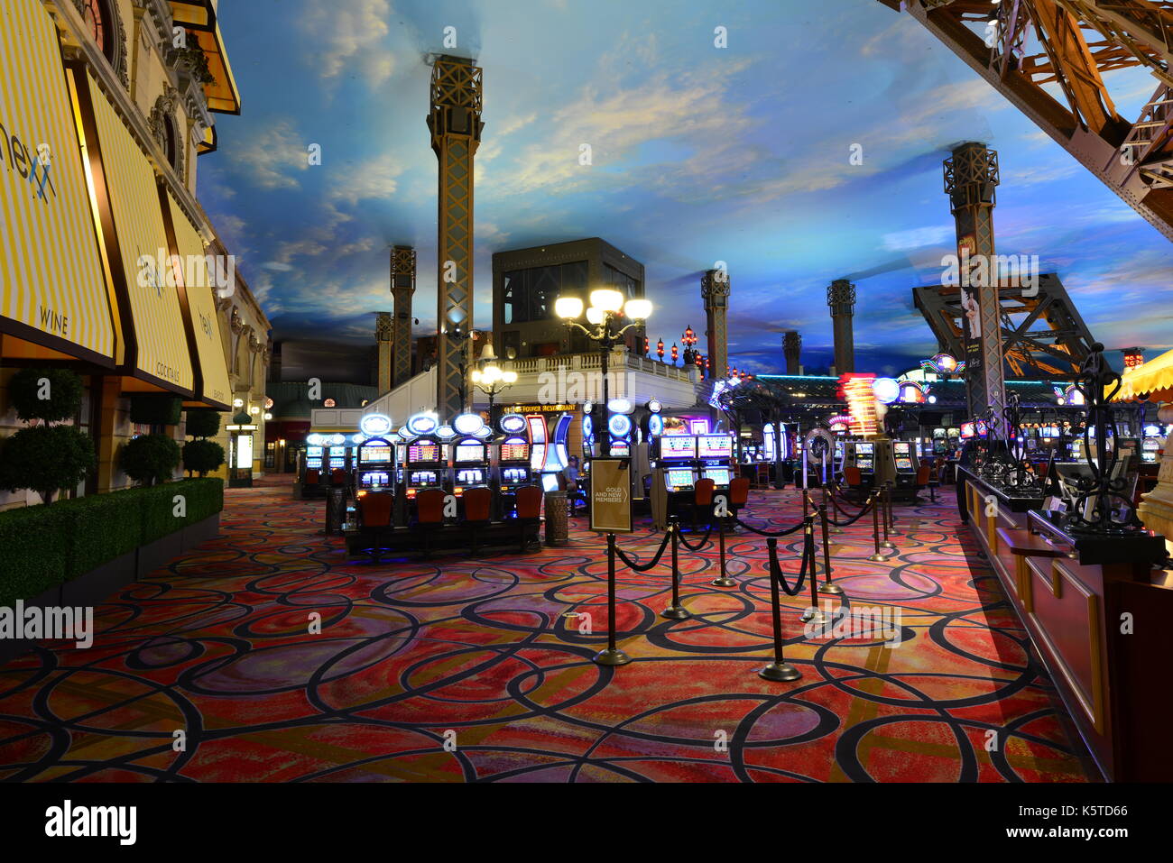 Interior view, Paris Las Vegas Hotel & Casino, Las Vegas Boulevard, Las  Vegas, Nevada, USA, North America Stock Photo - Alamy