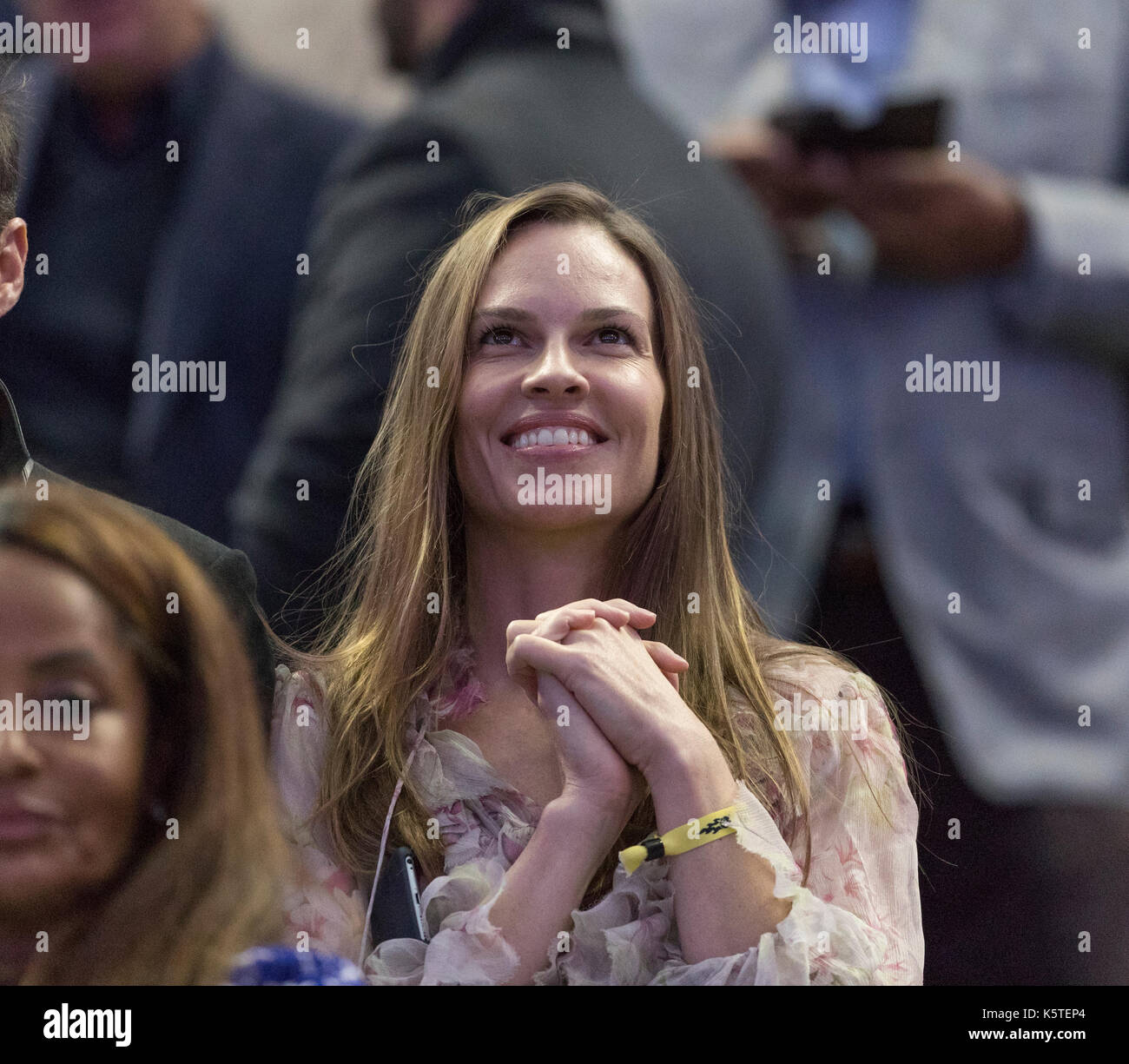 New York, NY USA - September 9, 2017: Hillary Swank attends women final ...