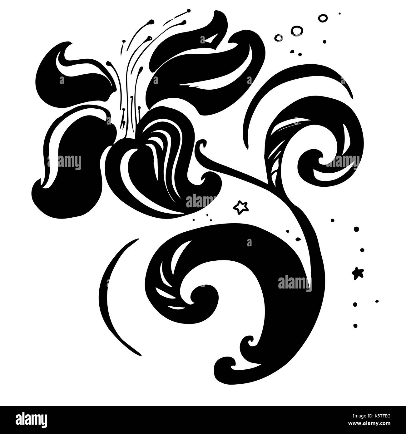 Lily three Stock Vector Images - Alamy