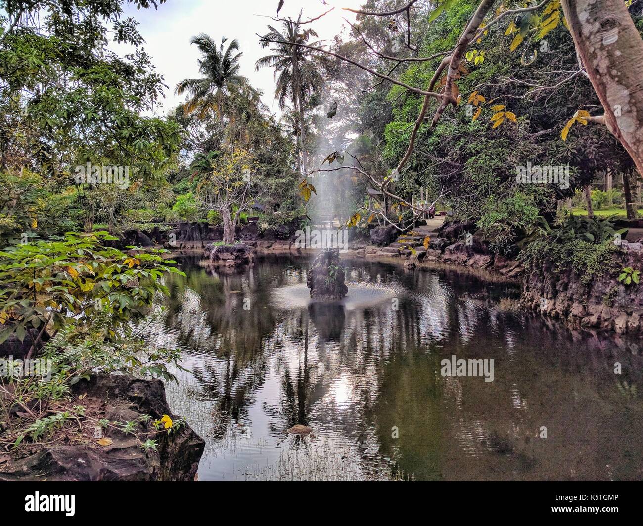 phu quoc island waterfall by day Stock Photo Alamy