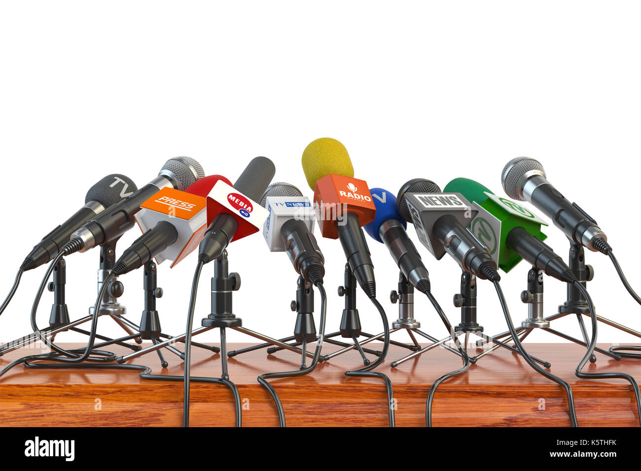 Press conference microphones hi-res stock photography and images - Alamy