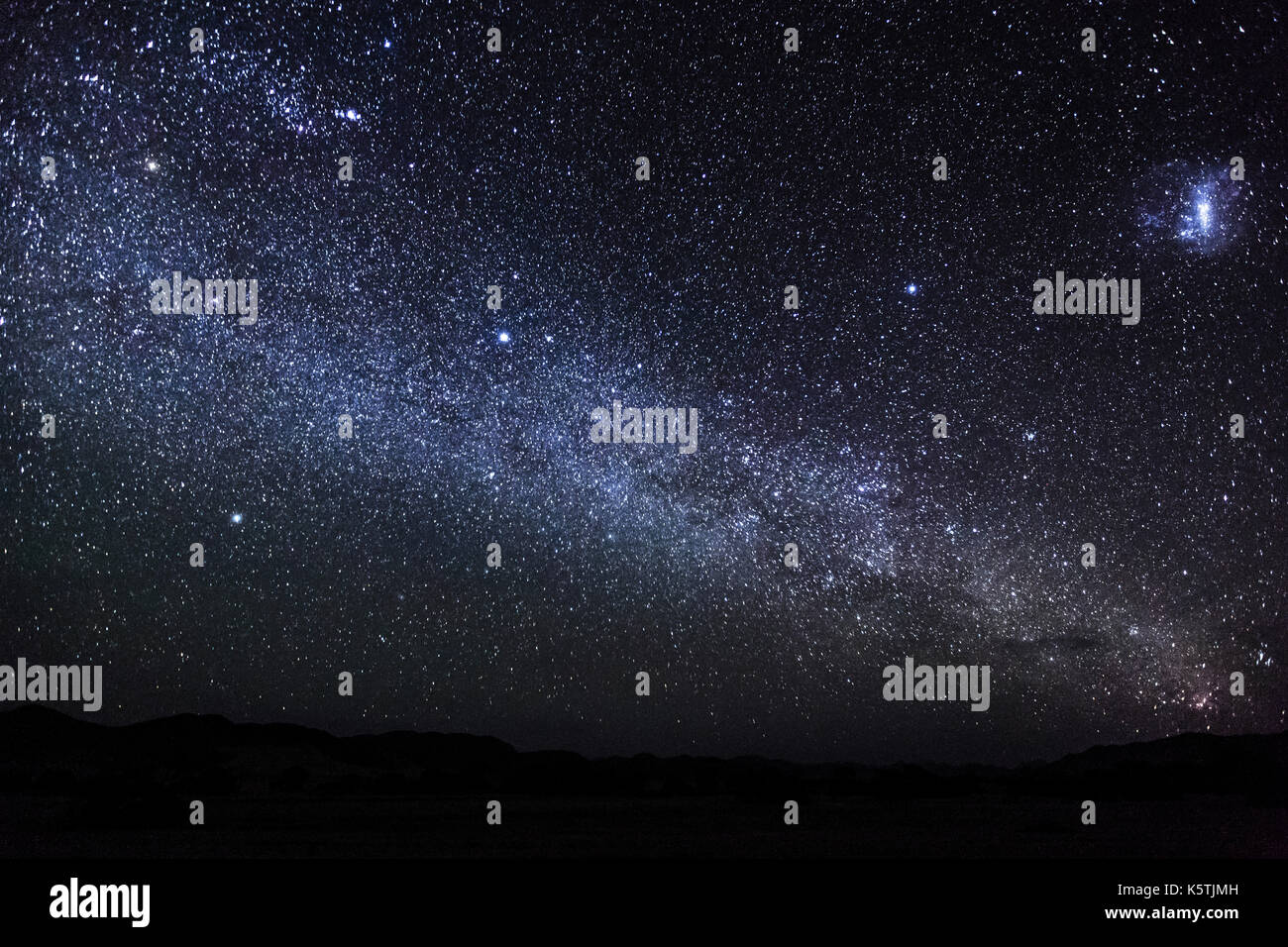 Milky Way near Purros, Damaraland, Kunene region, Namibia Stock Photo
