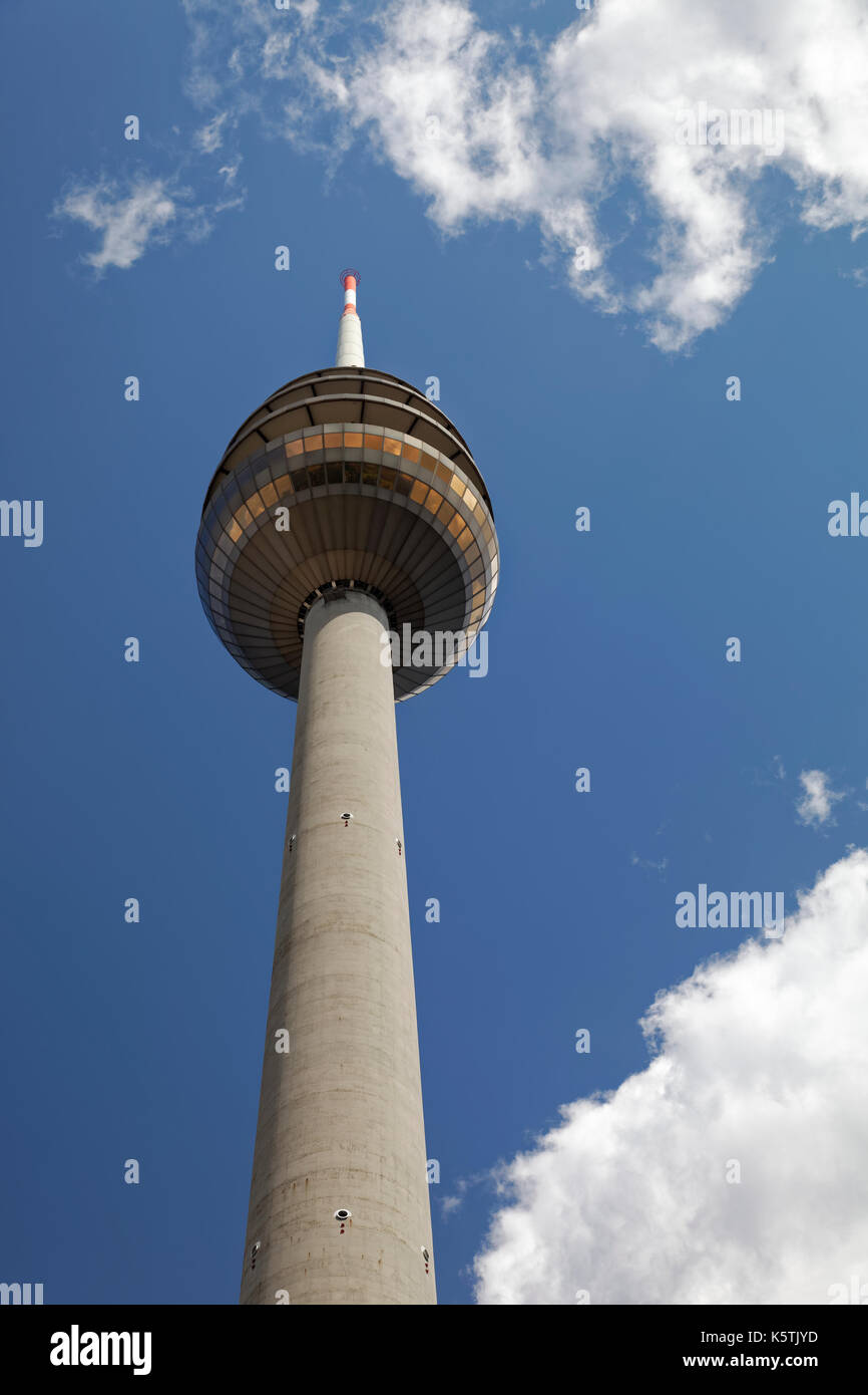 Telecommunication tower, Nuremberg, Middle Franconia, Franken, Bavaria, Germany Stock Photo
