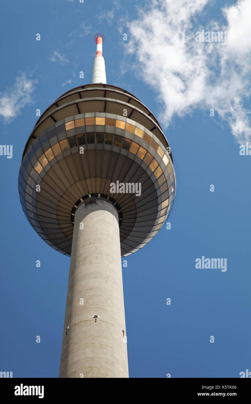 Telecommunication tower, Nuremberg, Middle Franconia, Franken, Bavaria, Germany Stock Photo