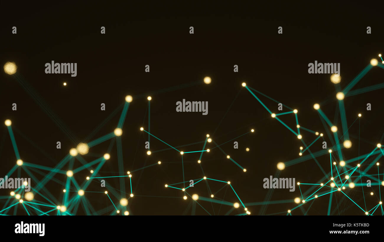 Abstract connection dots. Technology background. Network concept Stock ...