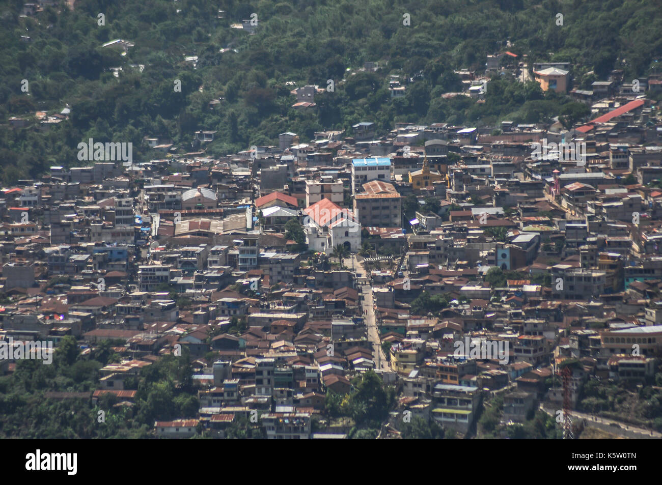 guatemala village from above Stock Photo