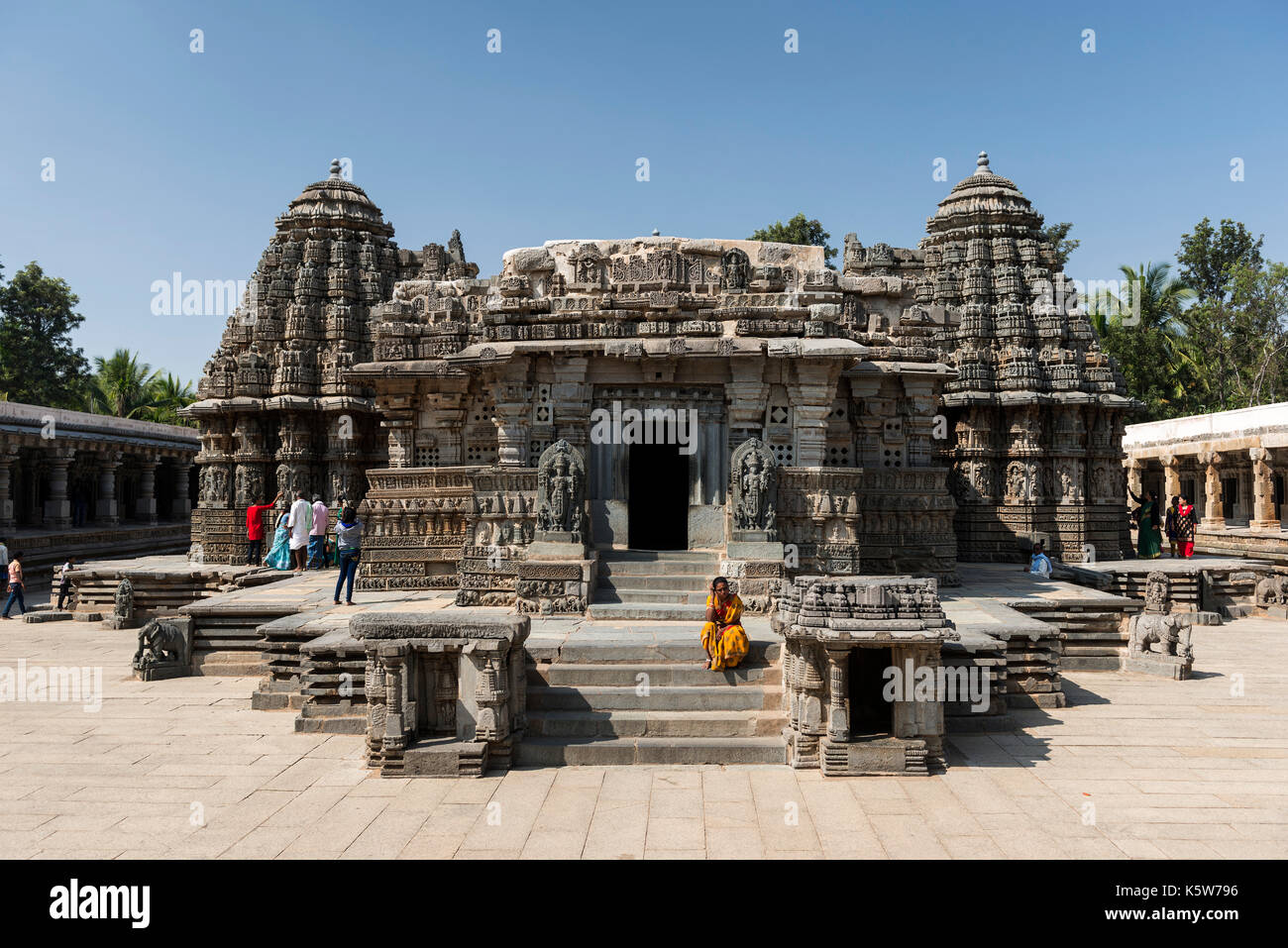 Chennakesava Temple or Keshava Temple, Somanathapura or Somnathpur, Karnataka, India Stock Photo