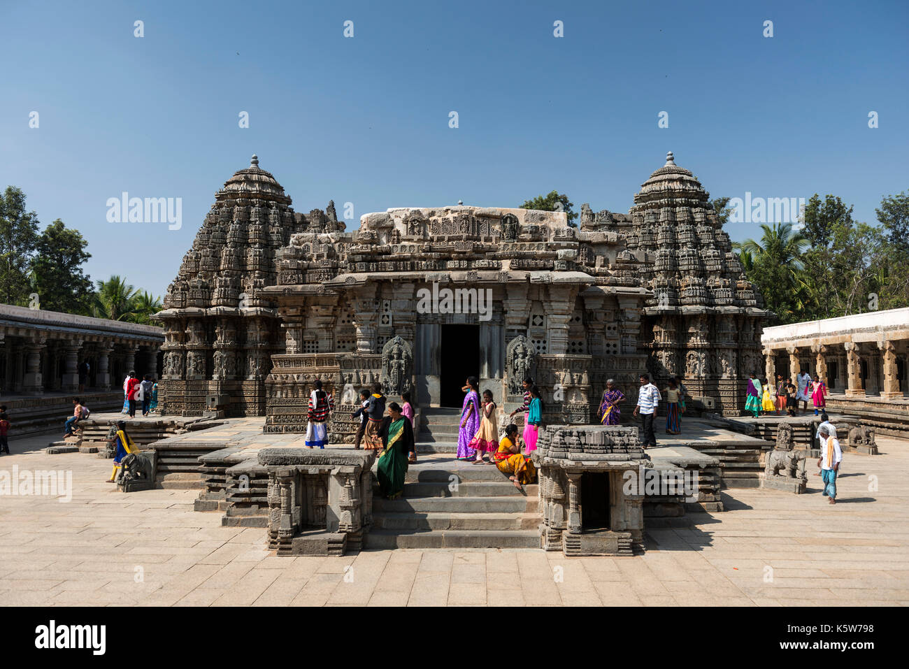 Chennakesava Temple or Keshava Temple, Somanathapura or Somnathpur, Karnataka, India Stock Photo