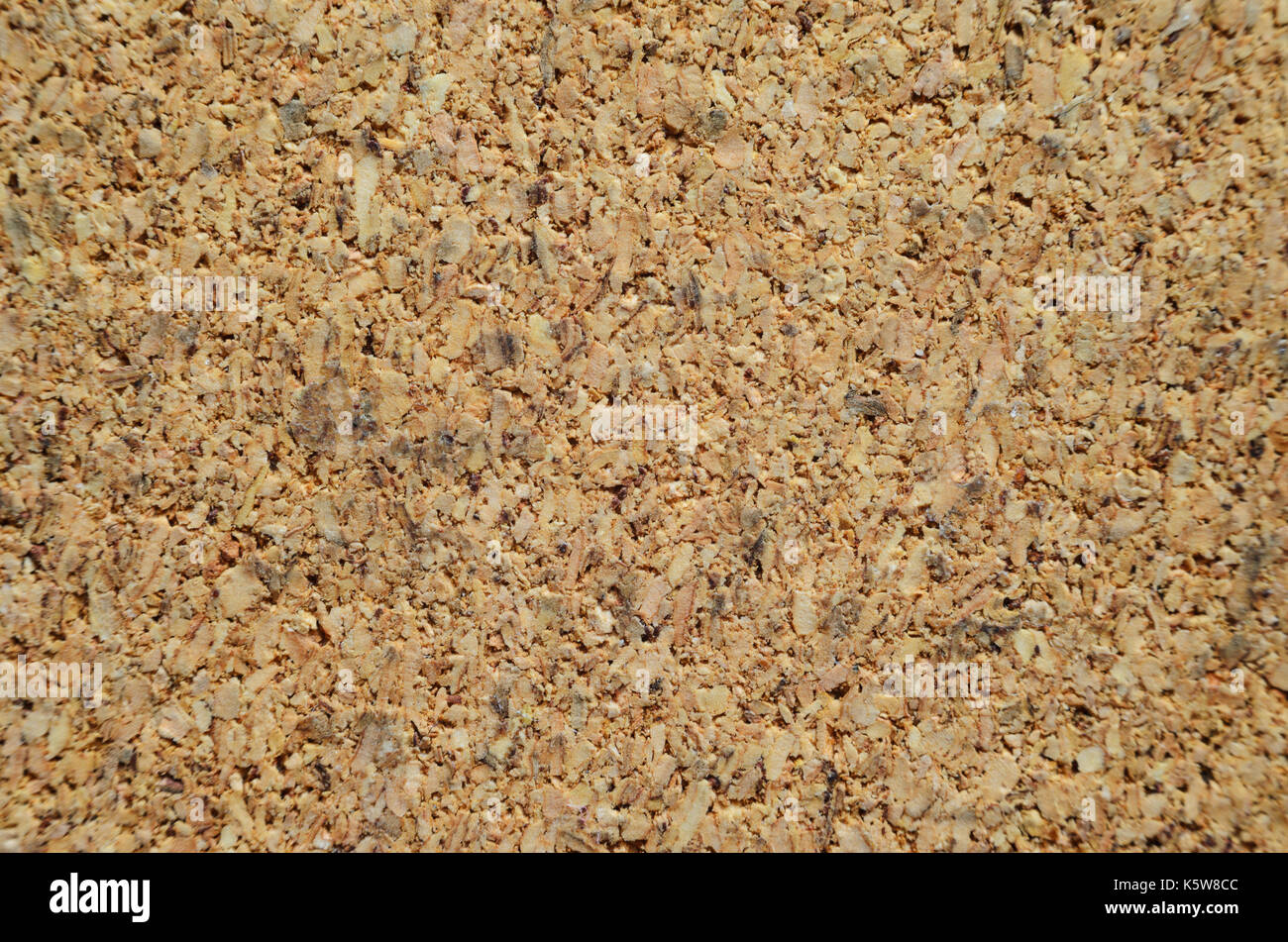 Cork Board Texture Closeup. Wood Notice Board Background Stock Photo
