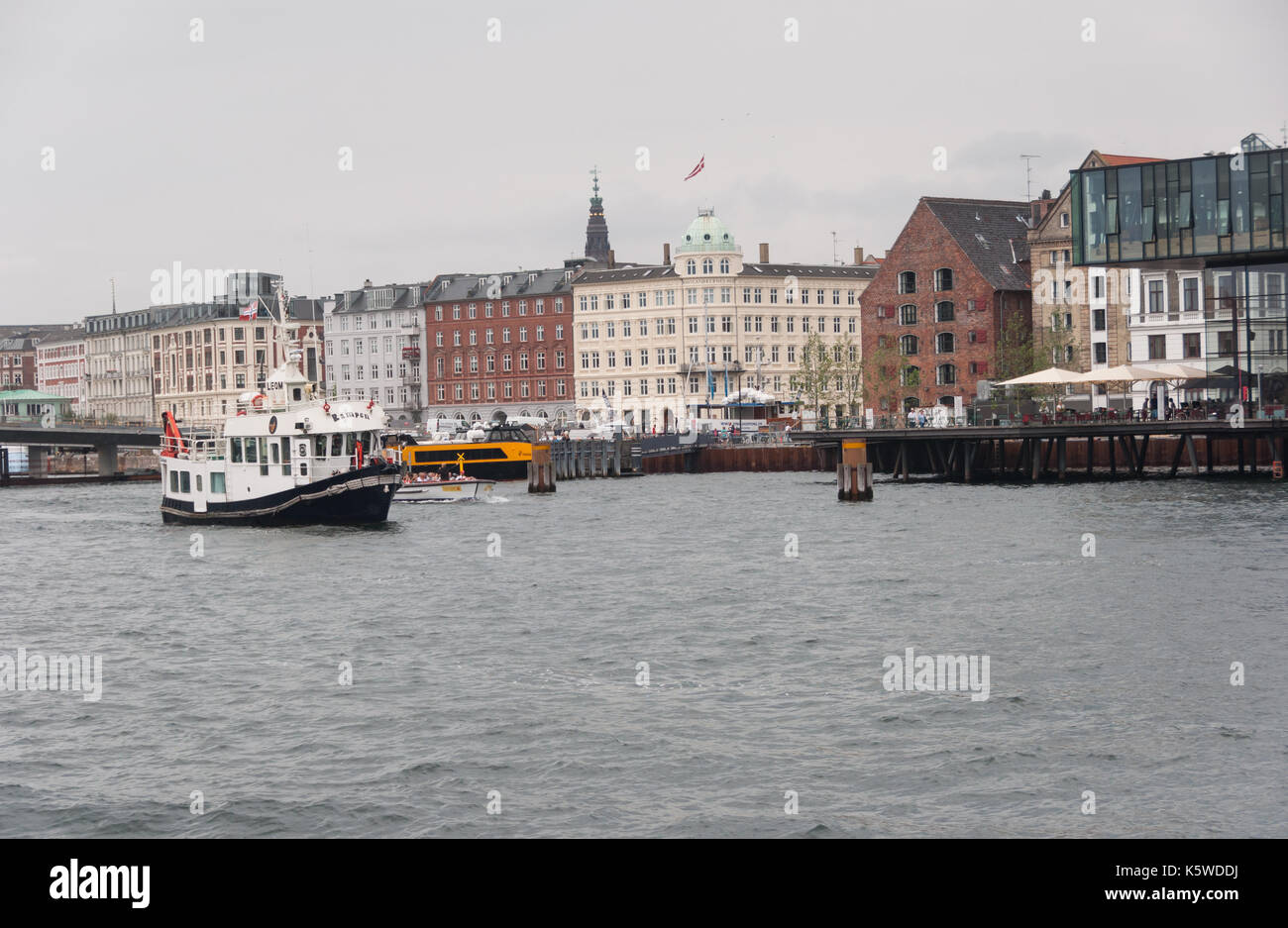 Copenhagen port. South of ströget. Stock Photo