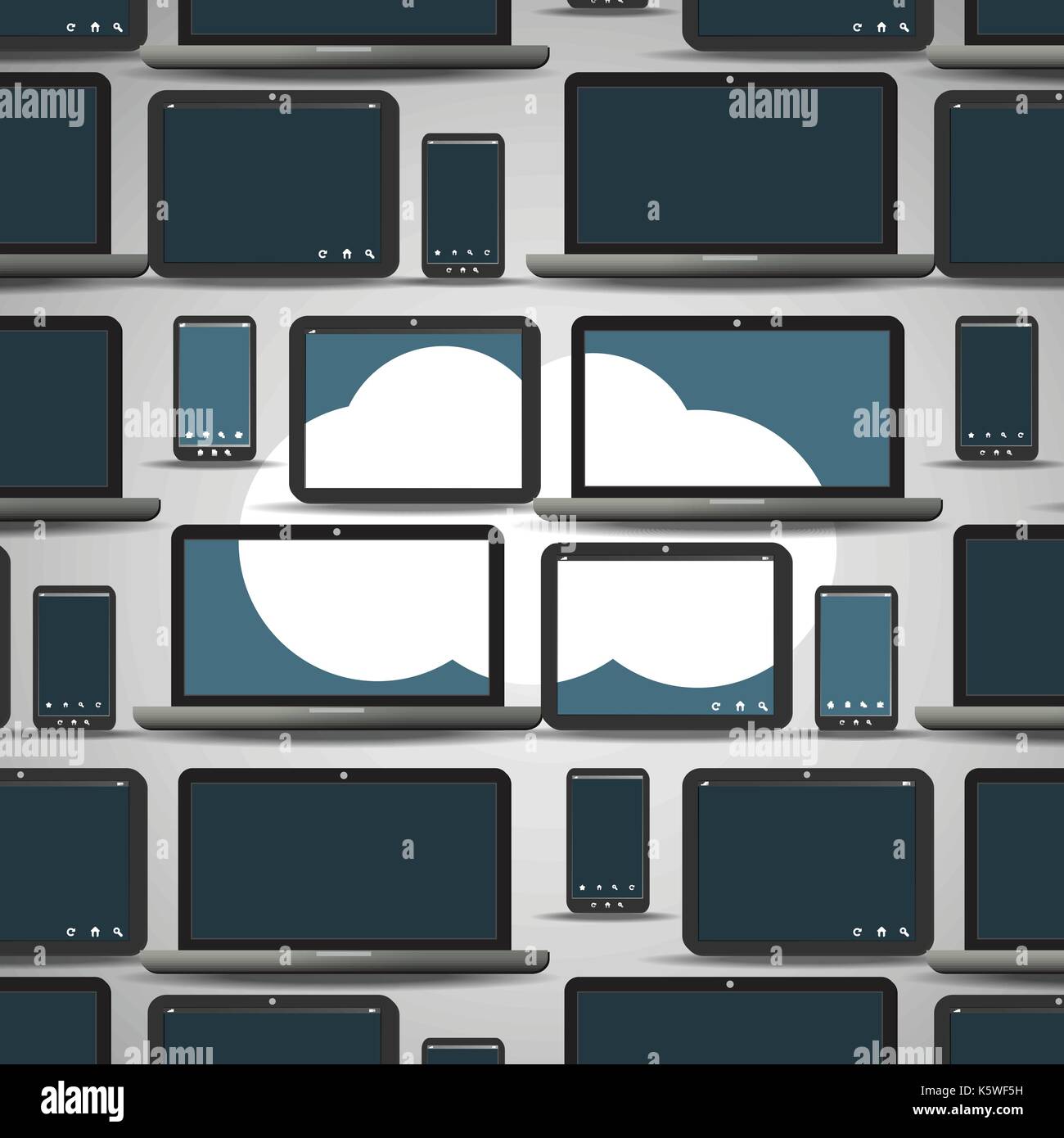 Colorful Cloud Computing Concept Design for Business and IT with Big ...