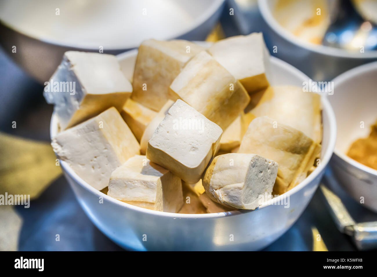 Organic Raw Soy Tofu Stock Photo - Alamy