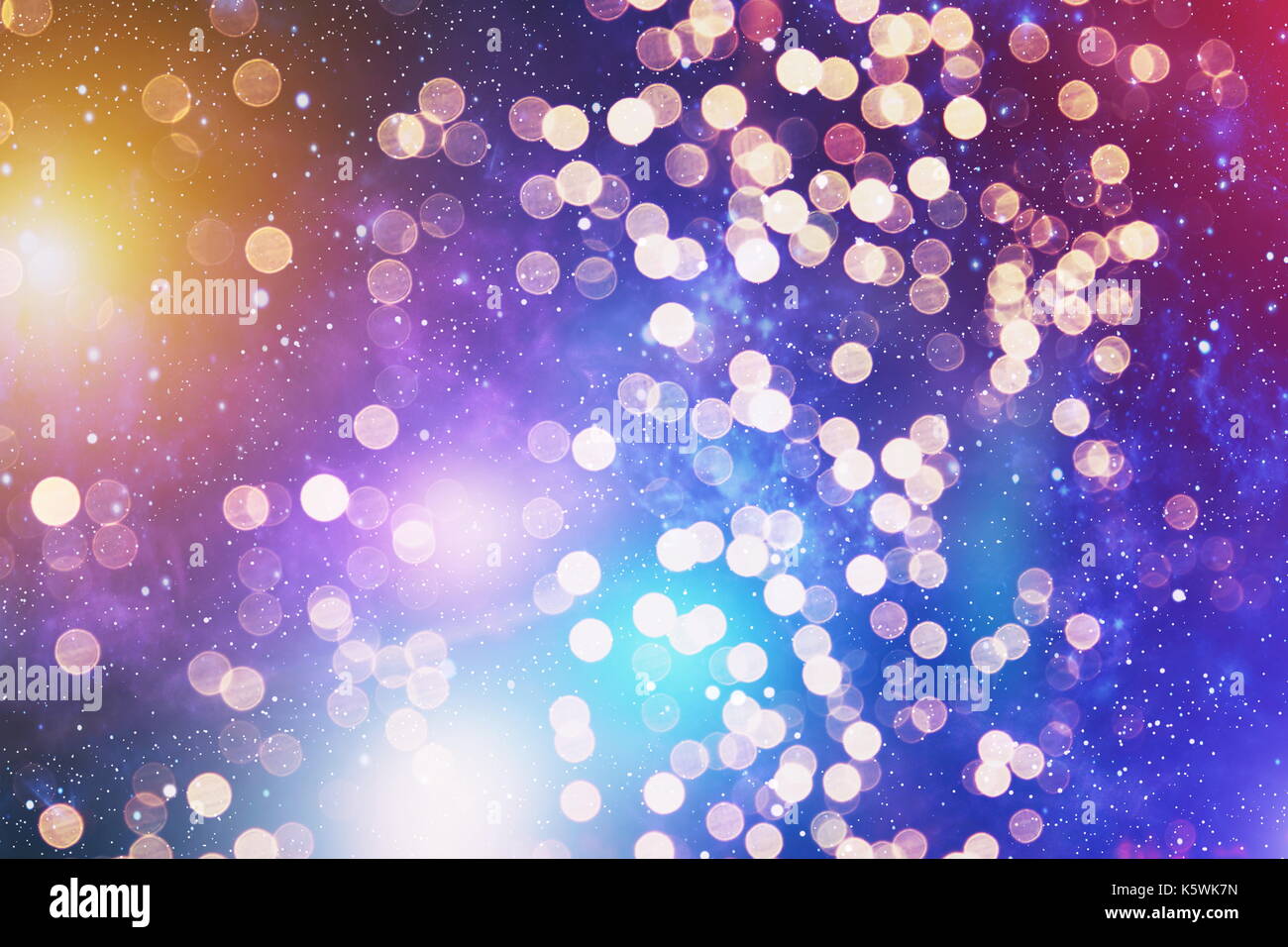 Festive Christmas background. Elegant abstract background with lights ...