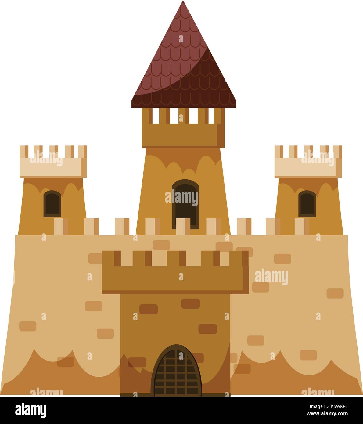 Kingdom castle icon, cartoon style Stock Vector Image & Art - Alamy
