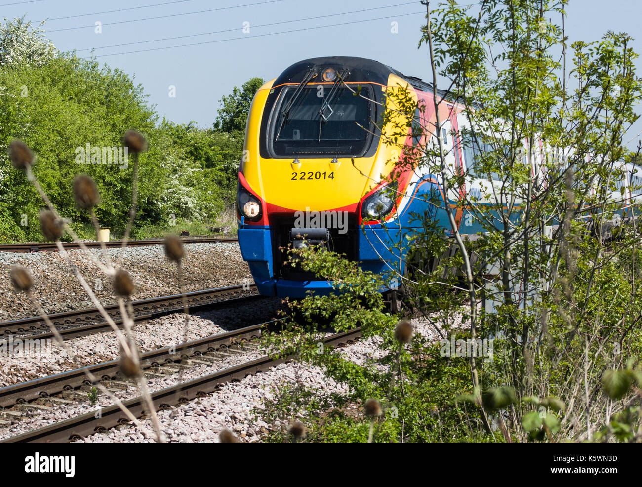 East Midlands Trains Stock Photo