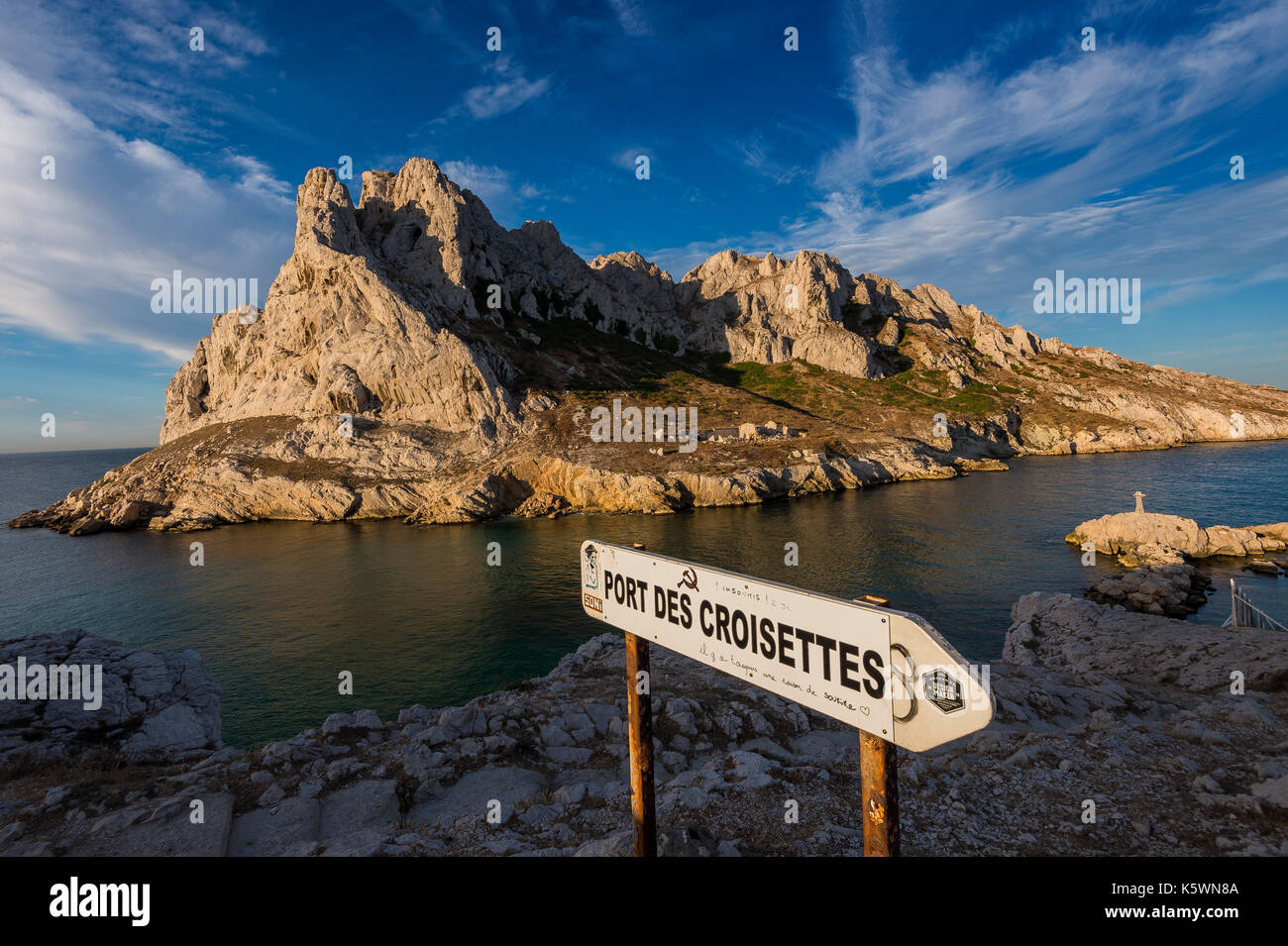 Ile Maîre Cap Croisettes Marseille Les Goudes Bouches du Rhone 13 PACA France Europe Stock Photo