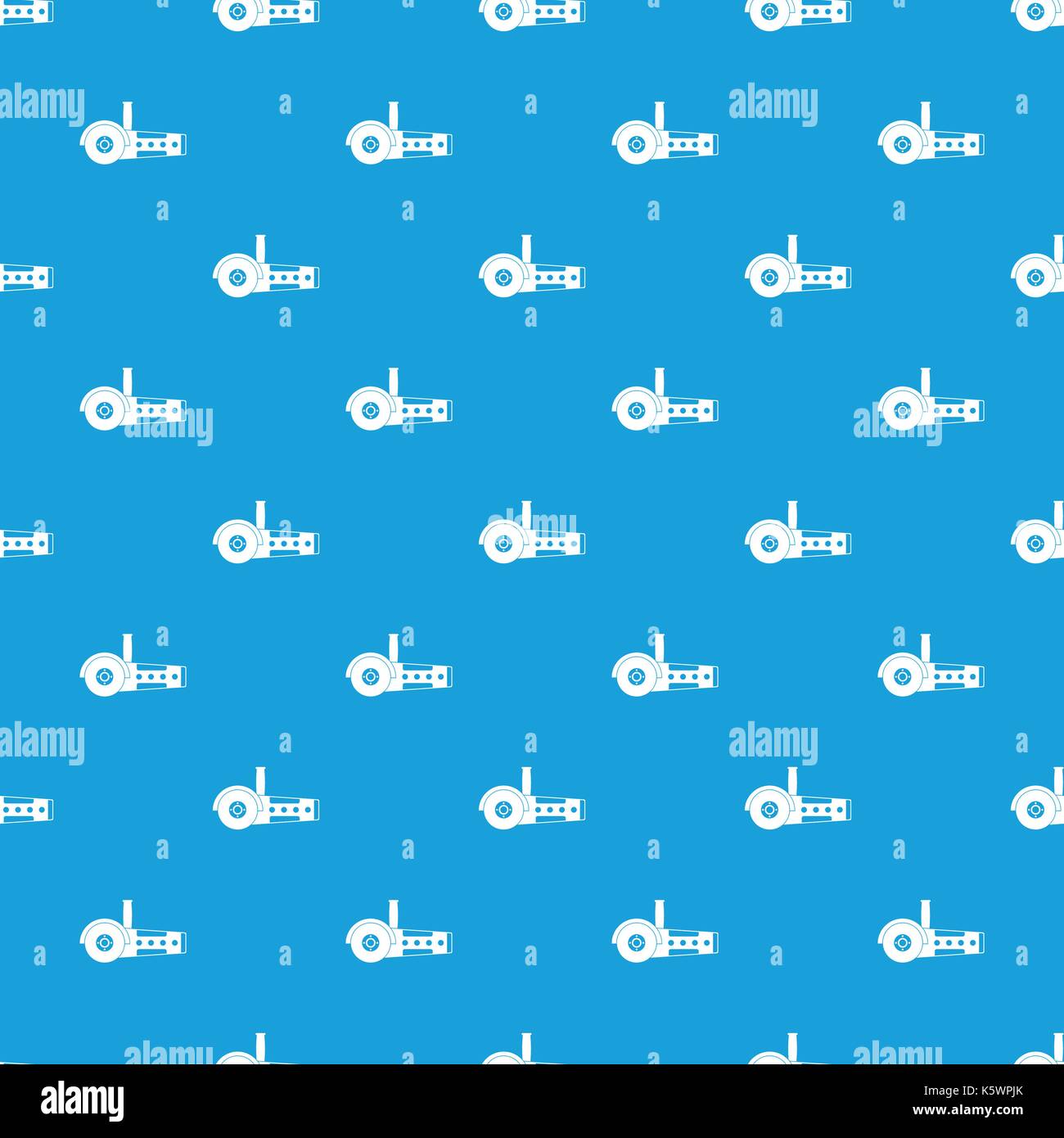 Circular saw pattern seamless blue Stock Vector