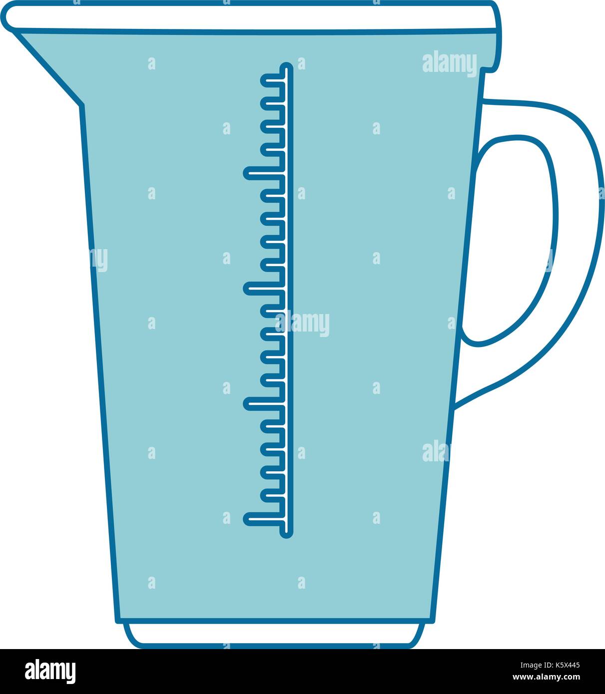 kitchen liter jar icon Stock Vector