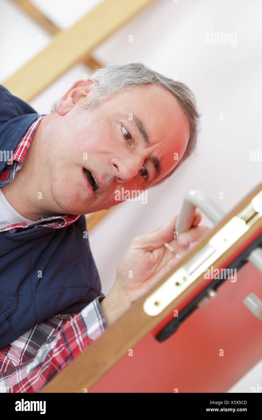 Tampered door hires stock photography and images Alamy