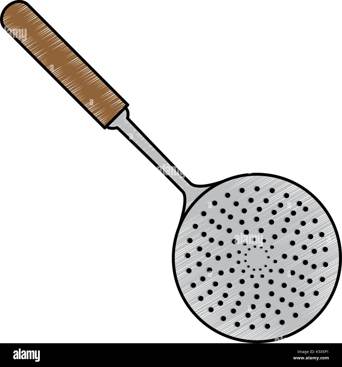frieds spoon kitchen cutlery icon Stock Vector Image & Art - Alamy