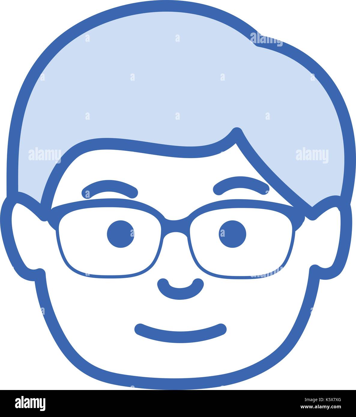 young man head avatar character Stock Vector Image & Art - Alamy