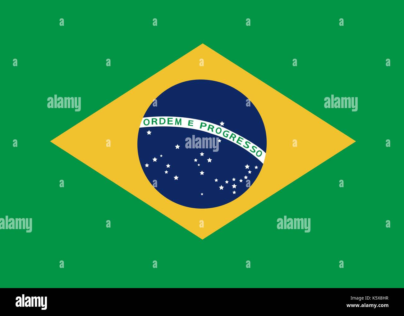Brazil Flag Vector Stock Vector Image And Art Alamy 