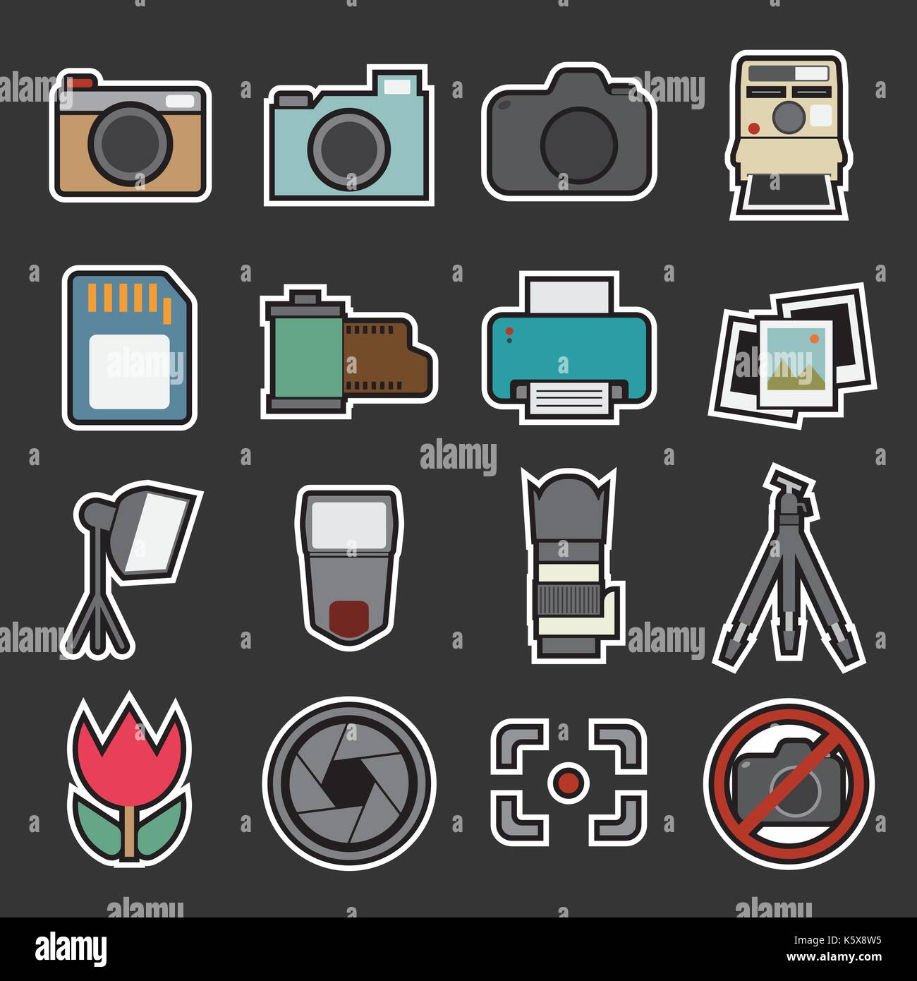 Digital mirrorless camera Stock Vector Images - Alamy