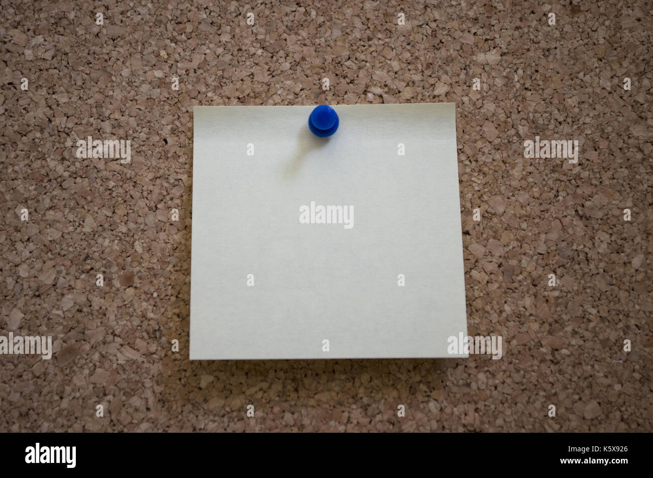 Brown board with office supplies Stock Photo Alamy