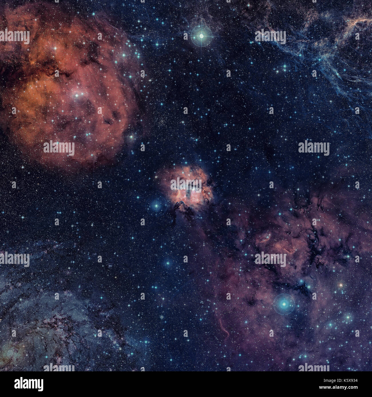 Gum 15 is a nebula from the Gum catalog, located in the constellation