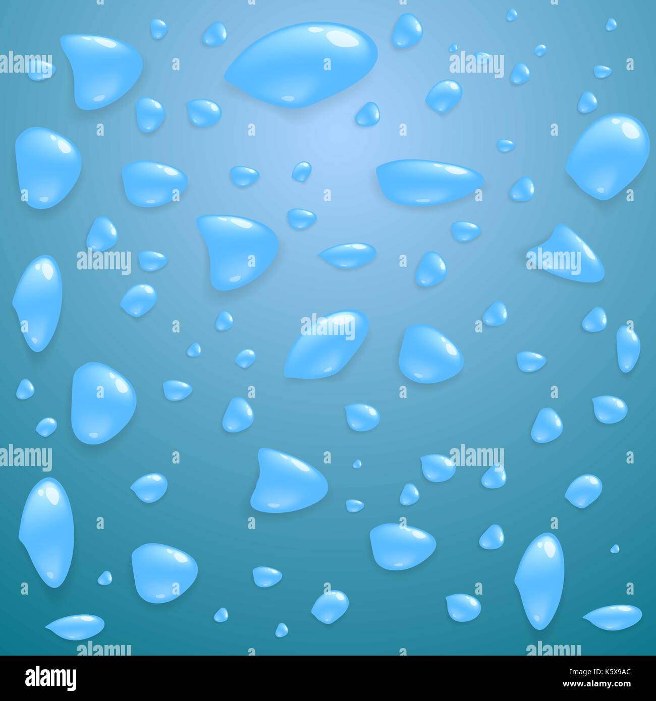 Set of Water Drops Stock Vector Image & Art - Alamy