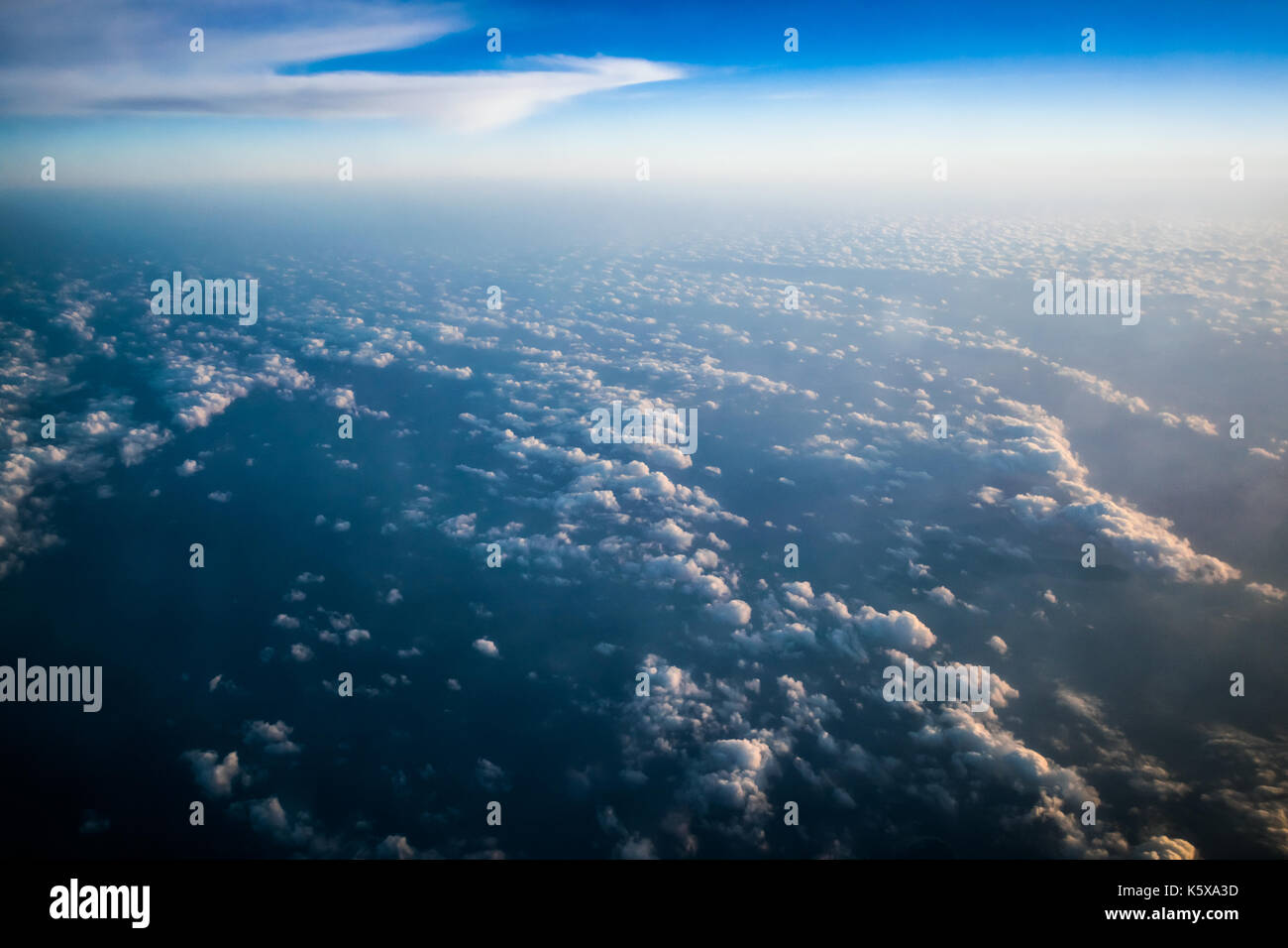 Clouds in sky atmosphere panorama Stock Photo