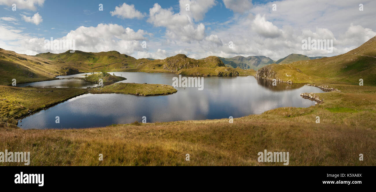 Angle tarn Hartsop lake district Cumbria Stock Photo