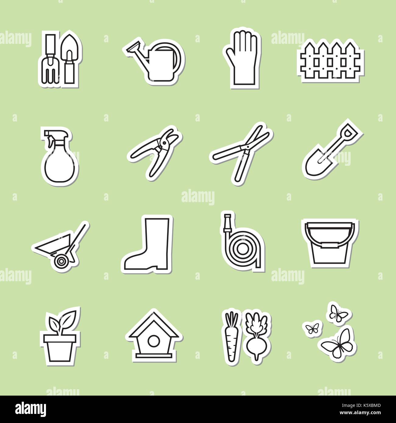 garden tools icon Stock Vector Image & Art - Alamy