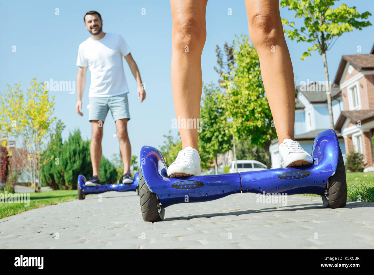 Self balancing scooter hi-res stock photography and images - Alamy